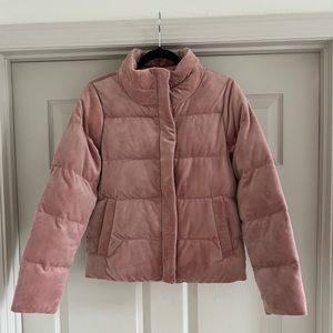 Abercrombie & Fitch Pink Puffer Coat Mini size Small